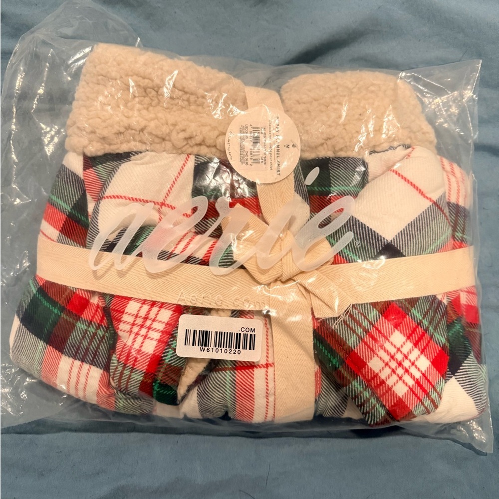 Aerie Red Plaid Dog Jacket-Size M